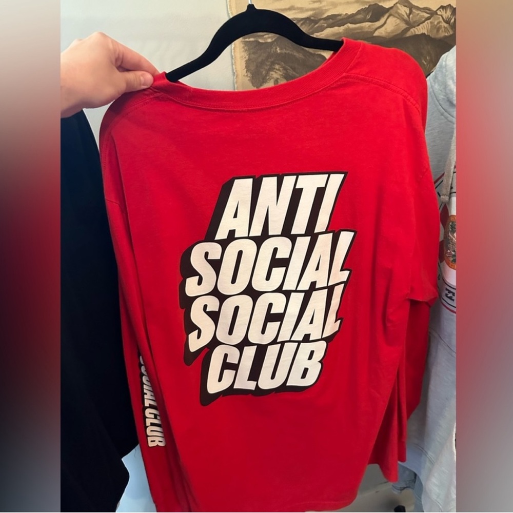 Mens Anti Social Social club shirt